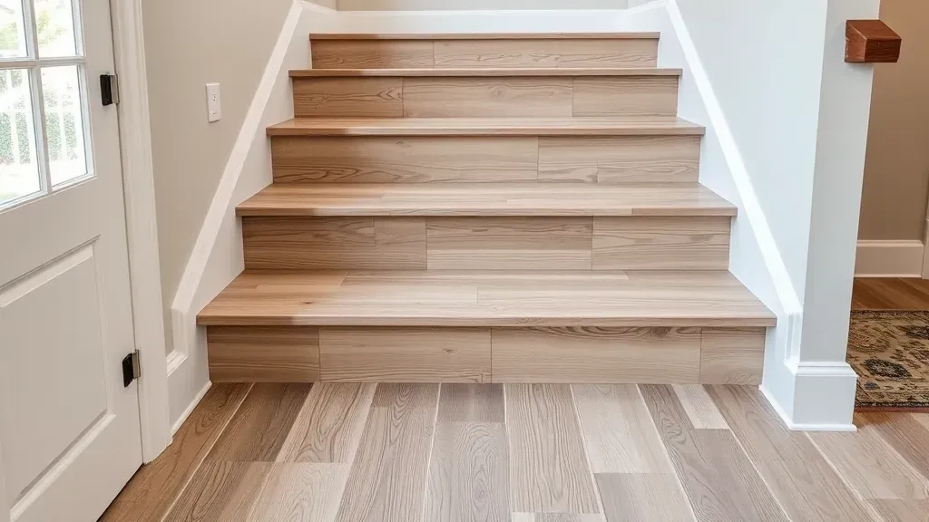 Vinyl Plank Stair Nose Installation projects in Alexandria VA showcasing elegant and durable home upgrades