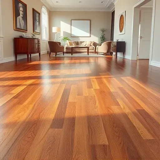 Perfectly installed wood flooring in Bethesda MD showcases rich textures and modern decor in a serene, welcoming space.