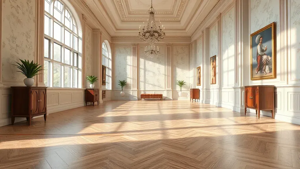 Flooring in Washington, DC showcasing hardwood and modern design elements.