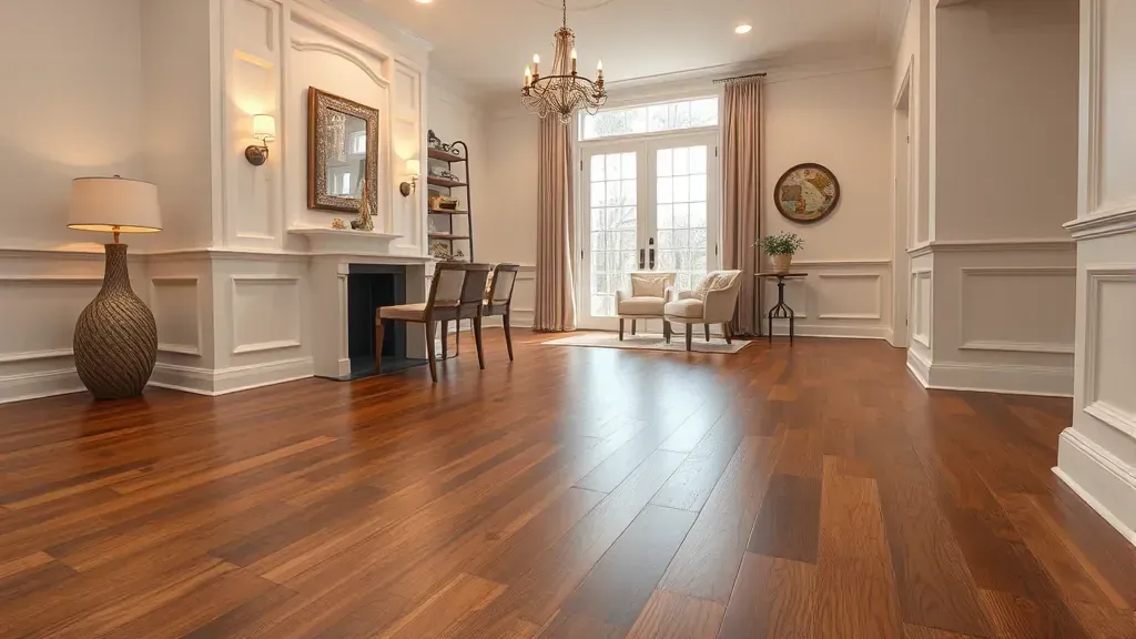 Flooring installation in a modern home setting in Waldorf, MD.