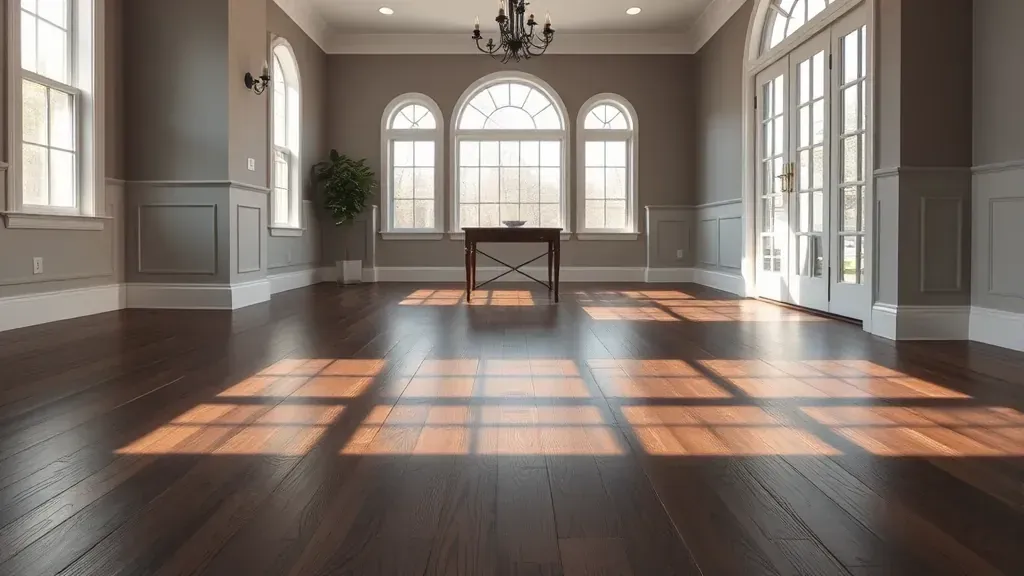 Flooring options displayed in a showroom in Woodbridge, VA.