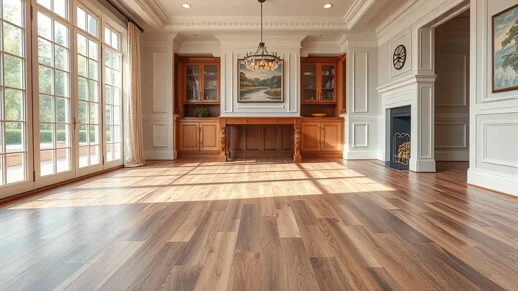 Loose Lay Vinyl Plank Flooring projects in Alexandria VA showcasing stylish and modern interior designs
