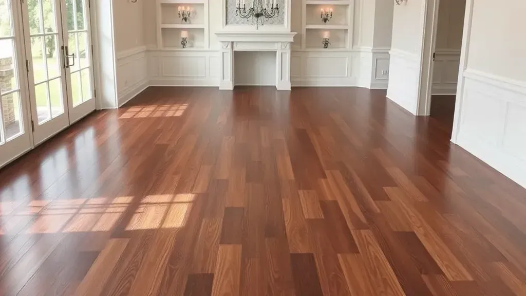 Flooring in Chantilly VA showcasing elegant wood textures and modern design elements.