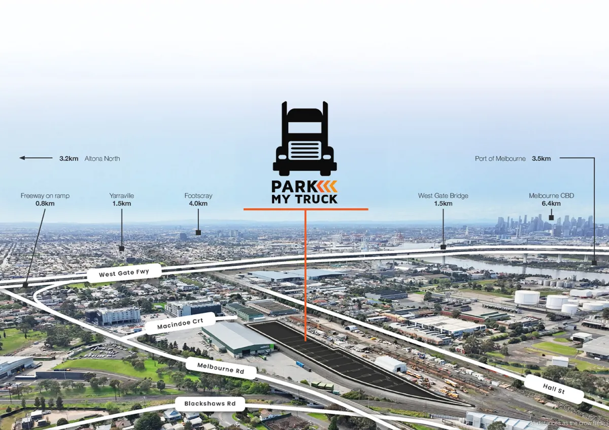 Central Truck Parking in Melbourne