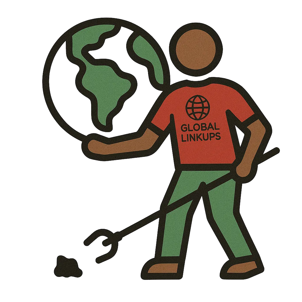 a couple of people that are standing in the dirt