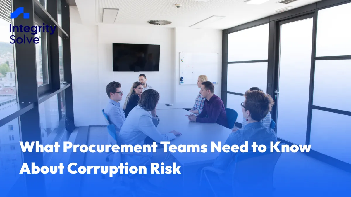 What Procurement Teams Need to Know About Corruption Risk 