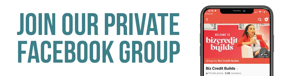 Join Biz Credit Builds Facebook Group