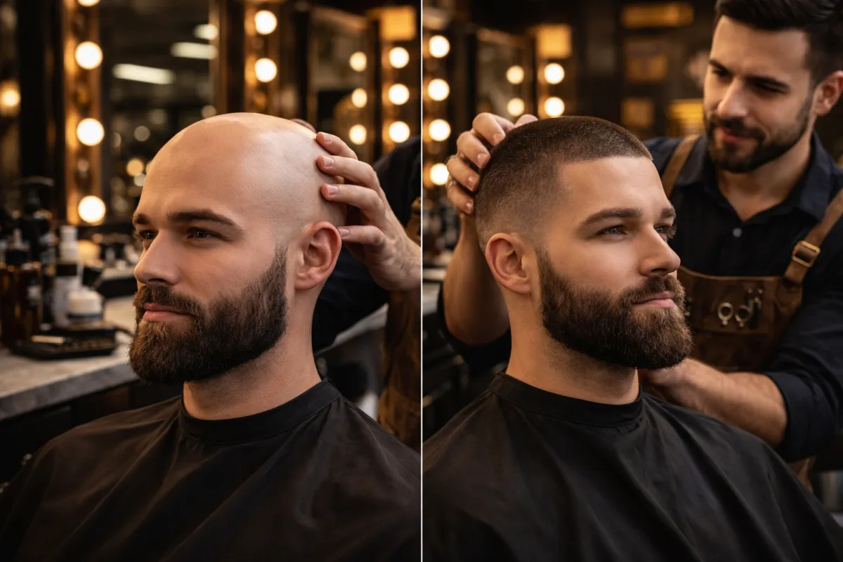 Head Shave vs Buzz Cut