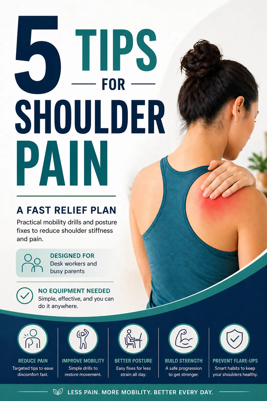 5 Tips for Shoulder Pain — Fast Relief Plan cover