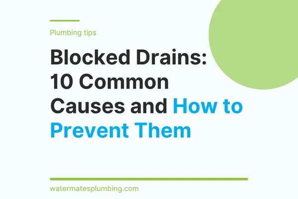 Blocked Drains: 10 Common Causes and How to Prevent Them