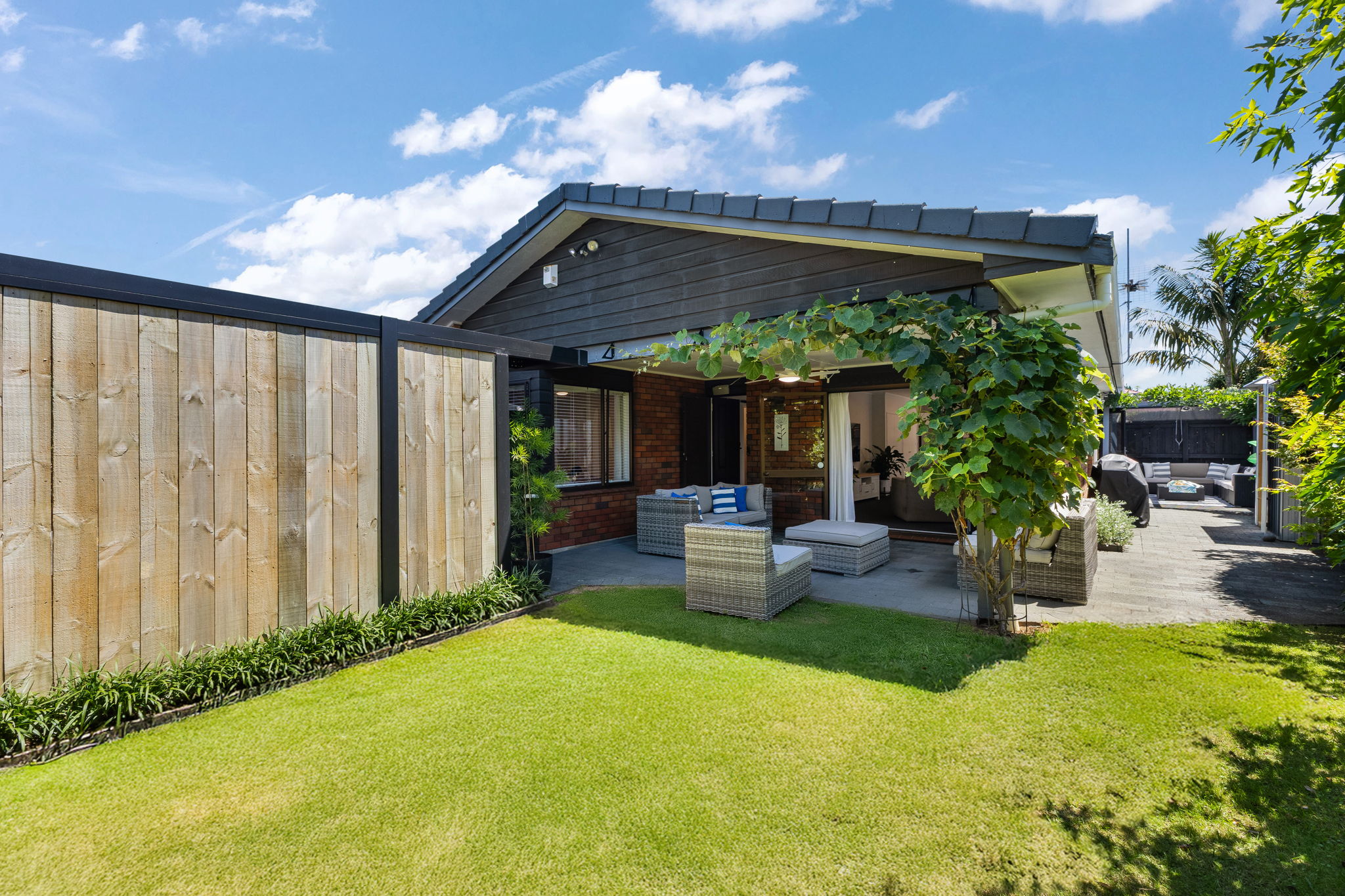 exterior property photo of a well lit family home
