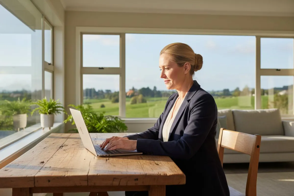 Real estate agent writing a property video script for a New Zealand listing