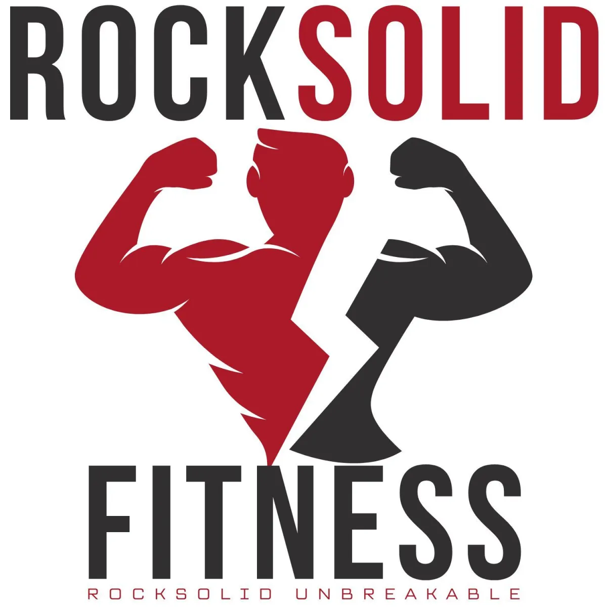 RockSolid Fitness Him Mens Logo Image