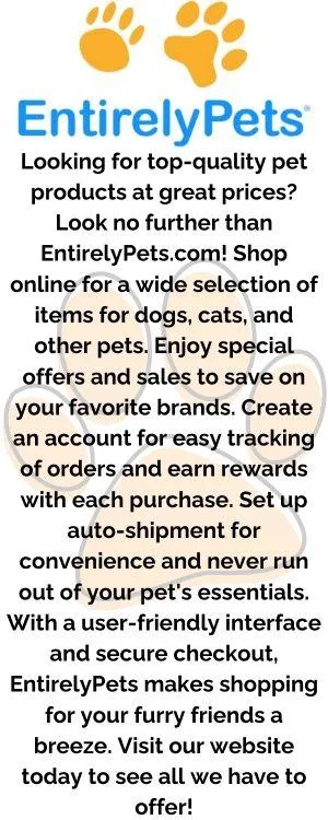 Entirely Pets Advertisement