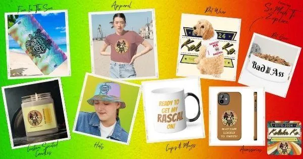 Image Kolohe Ko’s quirky gifts and apparel.