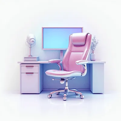 Icon of a modern office chair and monitor for the Modern Workspace section, featuring recommended physical hardware.