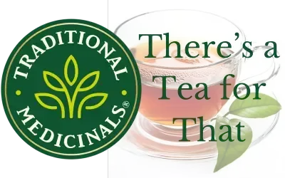 Traditional Medicinals Logo There's A Tea For That Category Logo