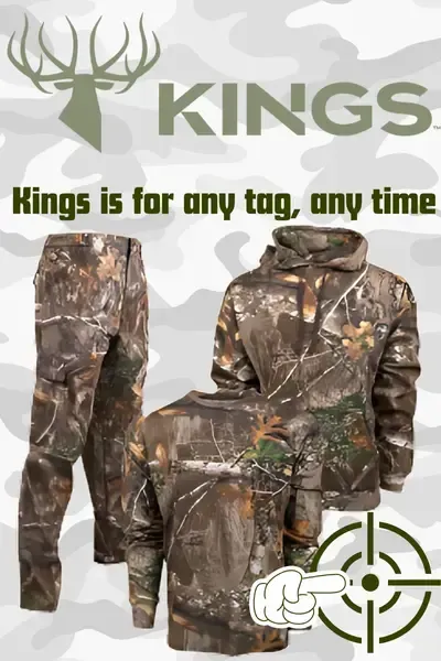 Logo for King's Camo High-Tech Hunting Gear