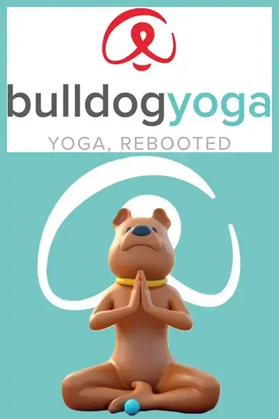 Logo for bulldog yoga - Fun Online Fitness Classes