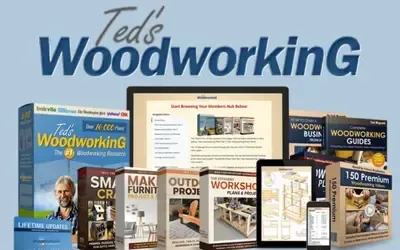 Logo for Ted's Woodworking - 16,000 Project Plans