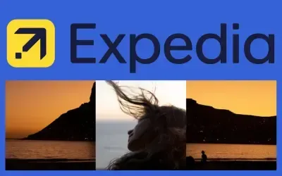 Logo for Expedia - Flights, Hotels & Travel Deals
