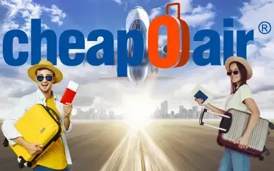 Logo for CheapOair - Budget Travel Deals