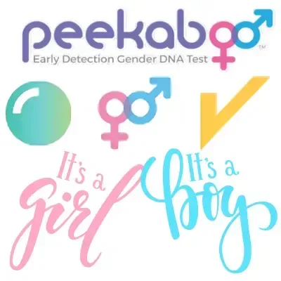 Logo for Peekaboo - Early Gender DNA Test