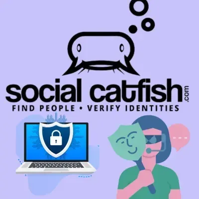 Logo for Social Catfish - Online Investigation Service