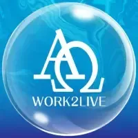 Logo for AOWork2Live - Work-Life Balance Resources