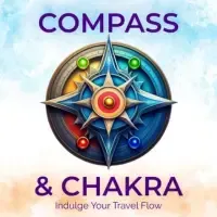 Logo for Compass & Chakra - Wellness & Spiritual Travel