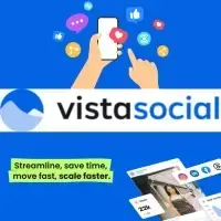 Logo for Vista Social - Social media Management Platform