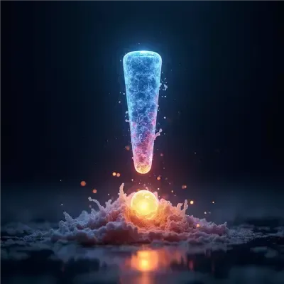 Icon: Dynamic, powerful exclamation point symbolizing transformation and growth.