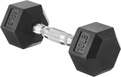 Amazon Basics Rubber Hex Dumbbell Hand Weight