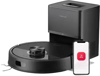 roborock Q7 M5+ Robot Vacuum and Mop, Upgraded from Q5 Max+, Up to 7-9 Weeks Self-Empty, 10000Pa Suction, Dual Anti-Tangle System for Pet Hair & Carpet, PreciSense LiDAR Navigation, App Control, Black