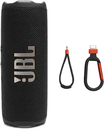 JBL Flip 7 - Portable Waterproof and Drop-Proof Speaker, Bold JBL Pro Sound with AI Sound Boost, 16Hrs of Playtime, and PushLock System with Interchangeable Accessories (Black)