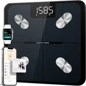 Etekcity Smart Scale for Body Weight, FSA&HSA Eligible, Bathroom Digital Weighing Scale with BMI, Body Fat, Muscle Mass, Accurate Bluetooth Home User Health Equipment Sync Apps
