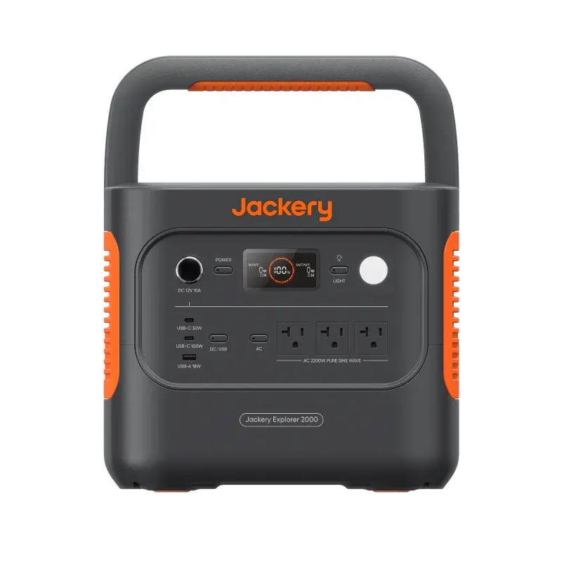 A high-quality image of a Jackery 2000 v2