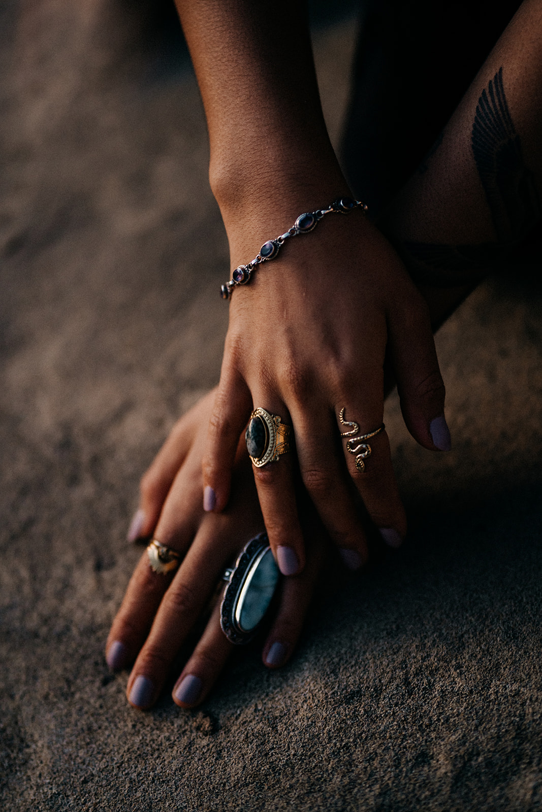 Sacred altar for womb healing ceremony — somatic healing with Nikita Anand, Mallorca