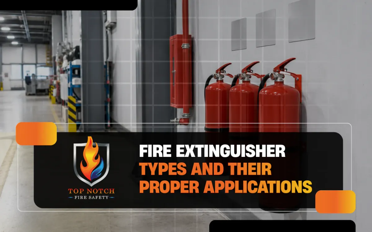 Fire Extinguisher Types and Their Proper Applications