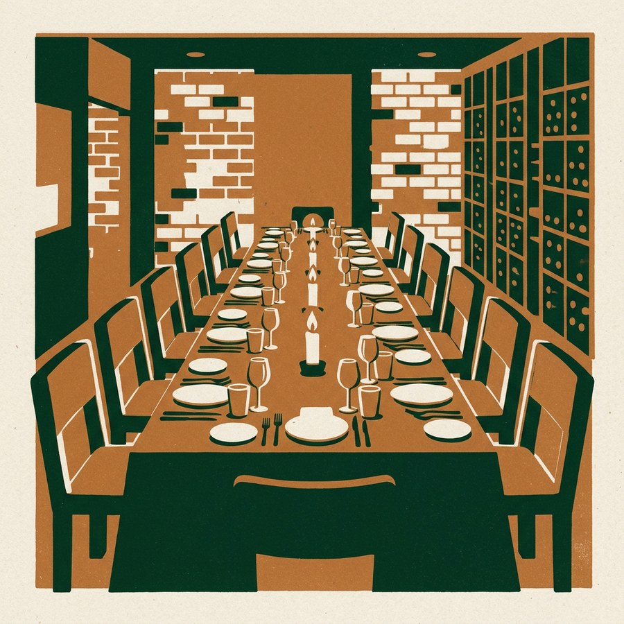 The Cellar set for an event