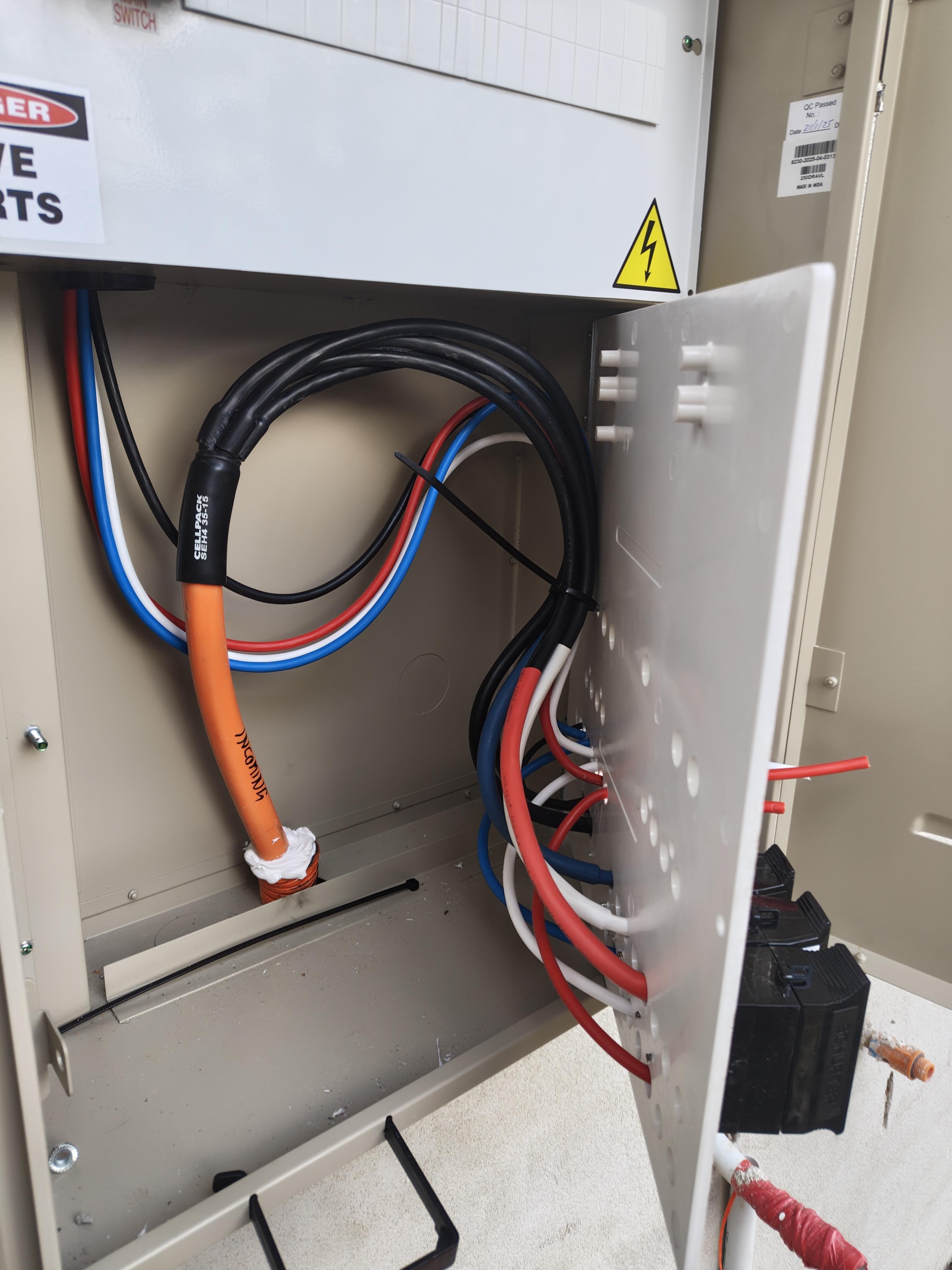 Underground power install