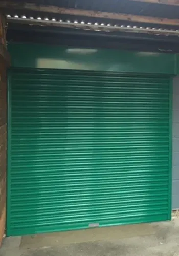 SERV Green Fire Shutters in Essex