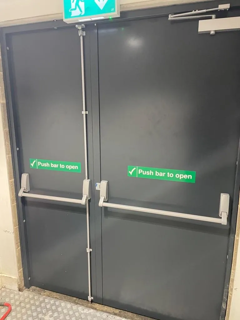 Steel Fire Exit Doors for Honest Burgers