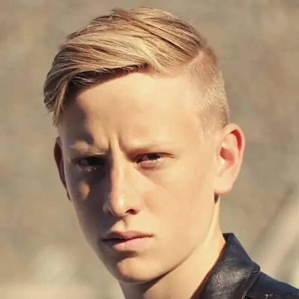 Classic scissor cut for men by expert barber