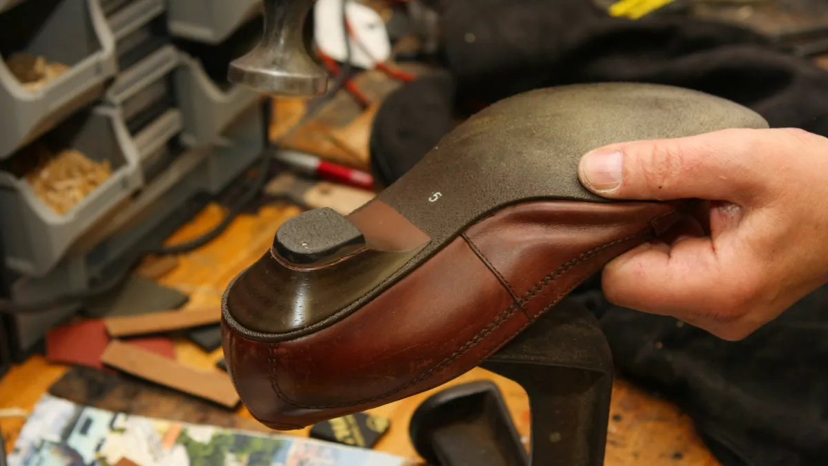 Sheepskin boot cleaning at Palm Luxe Cleaners