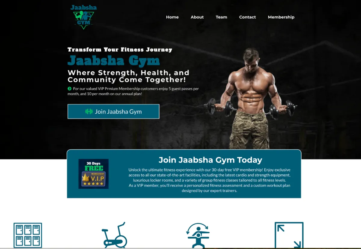 Gym Website