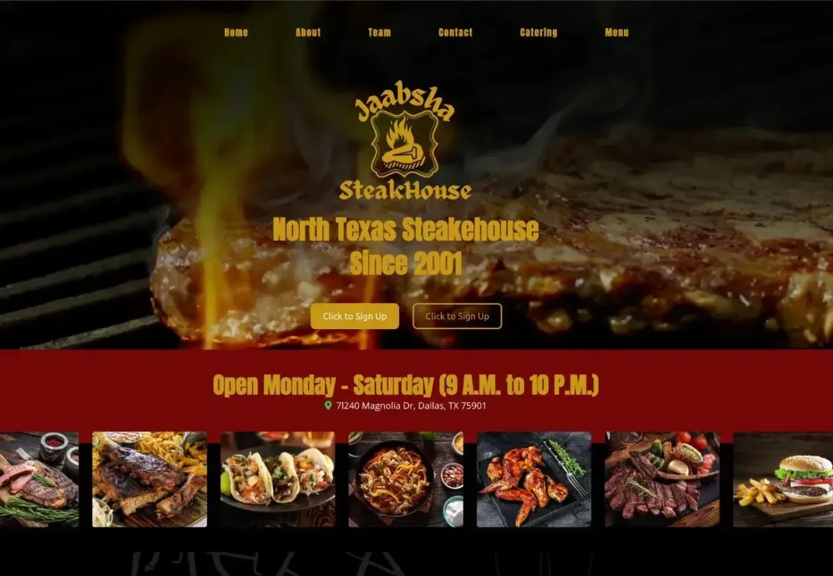 Steakhouse Website