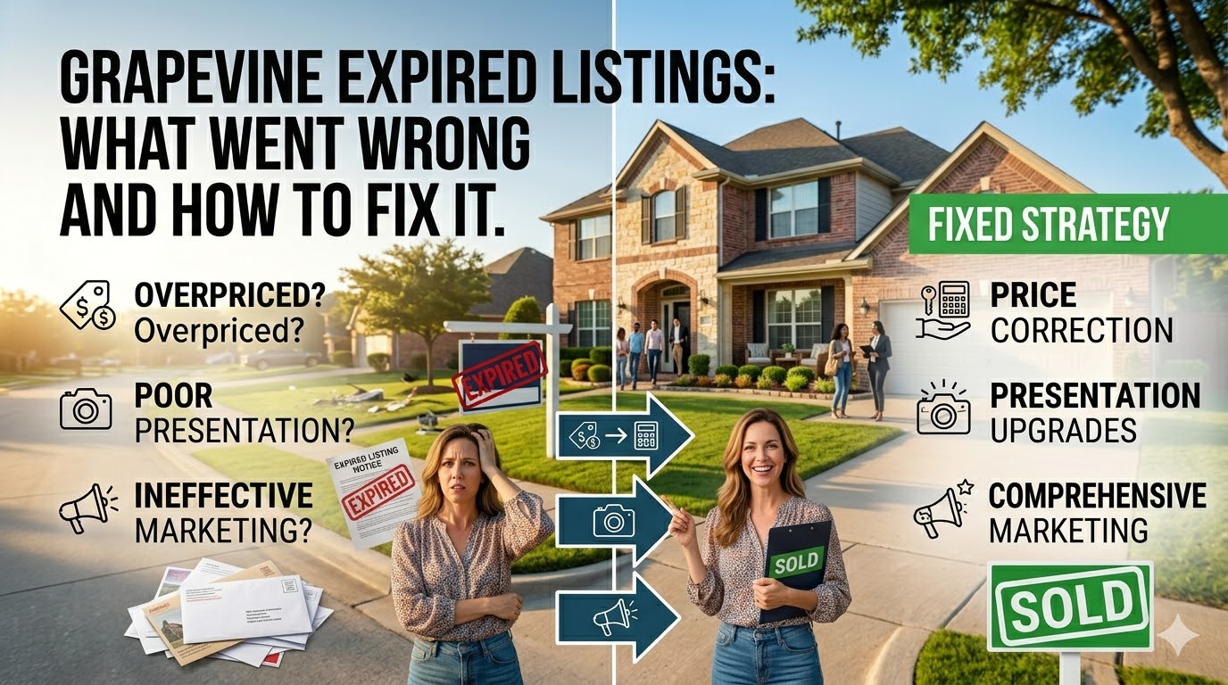 Grapevine TX Expired Listings: What Went Wrong and How to Fix It