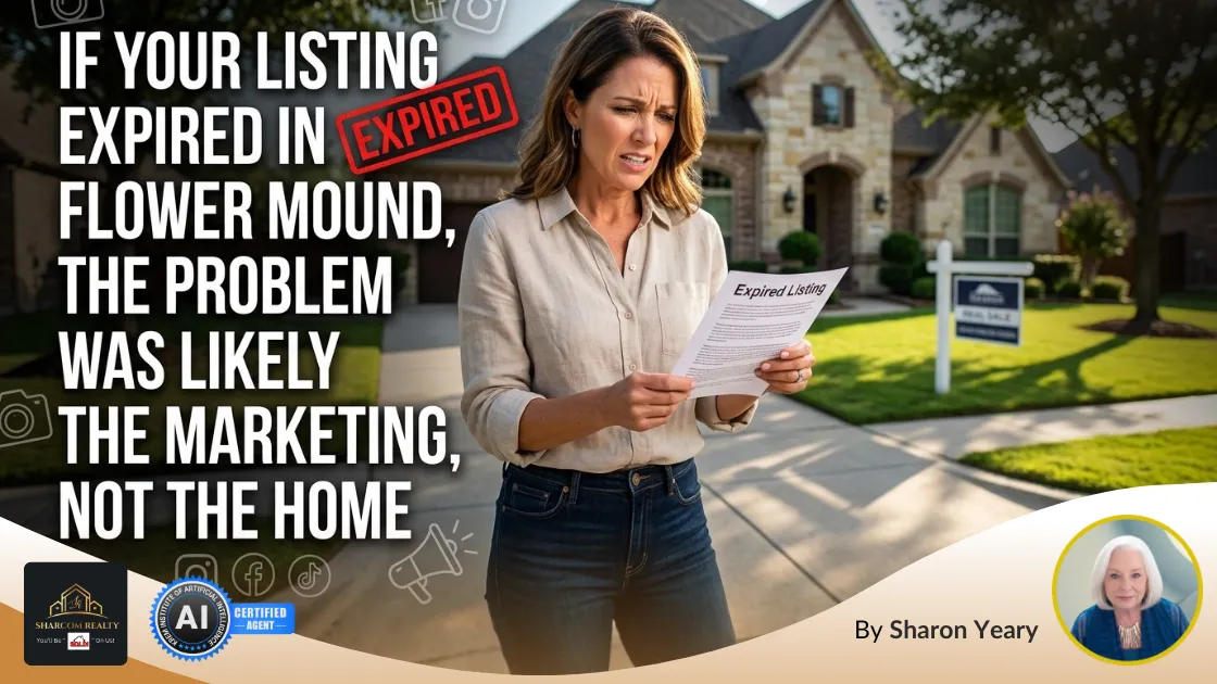 Flower Mound Expired Listings: Marketing Mistakes Sellers Make