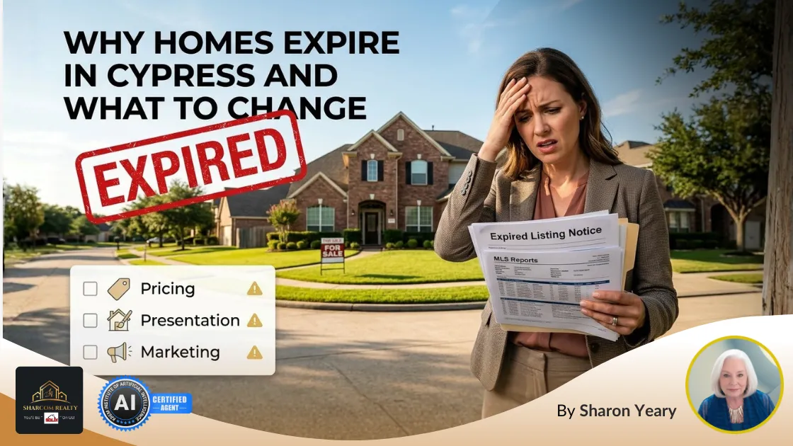 Why Homes Expire in Cypress TX and What Sellers Must Change